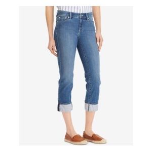 NWT Lauren Ralph Lauren Premier Straight Crop Jean